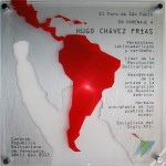 Homenaje Hugo Chavez Foro de sao paulo